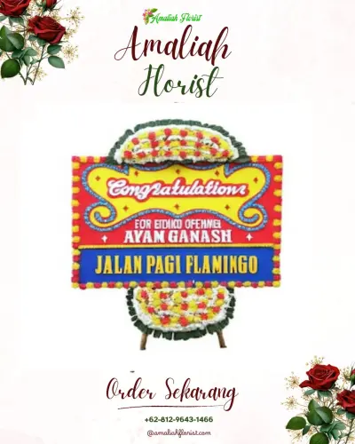 Bunga Papan Congratulation di Tanjung Kramat